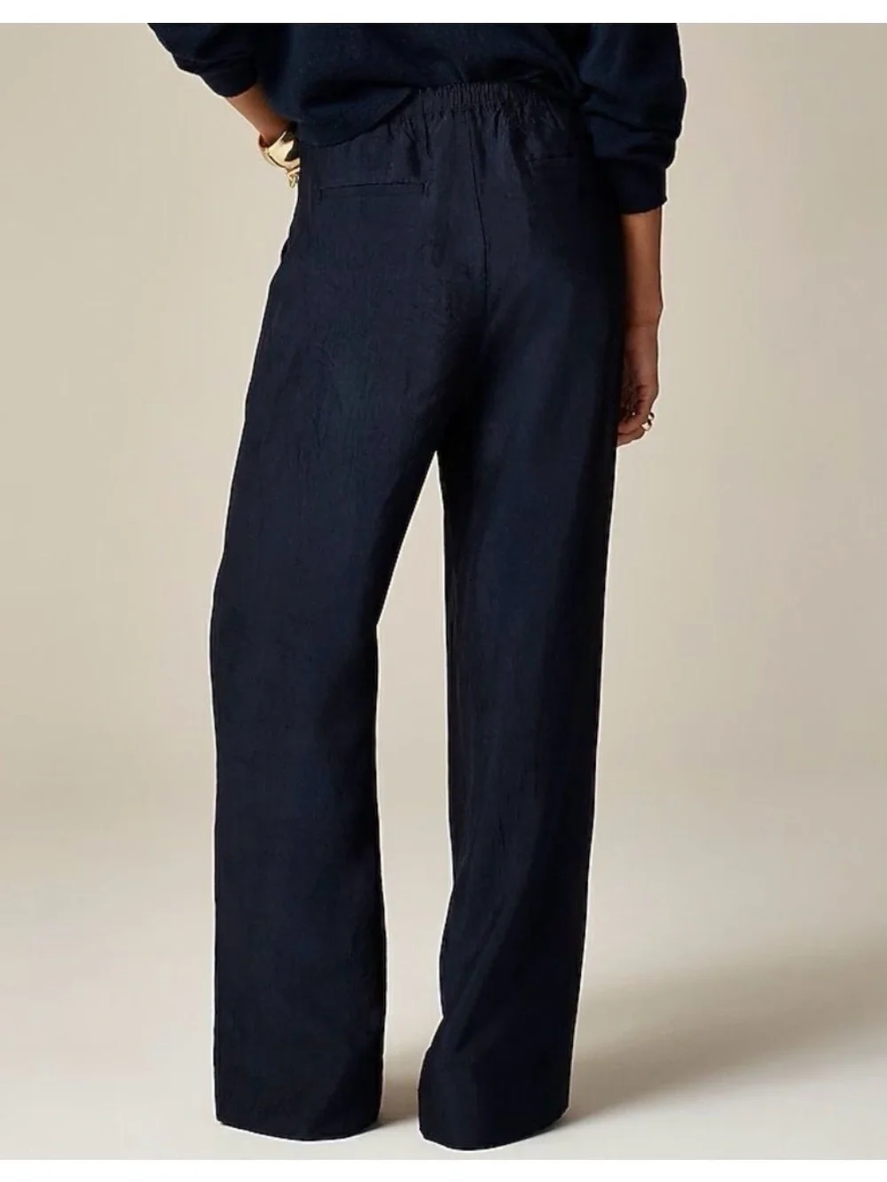 J. Crew Navy Wide-Leg Pants